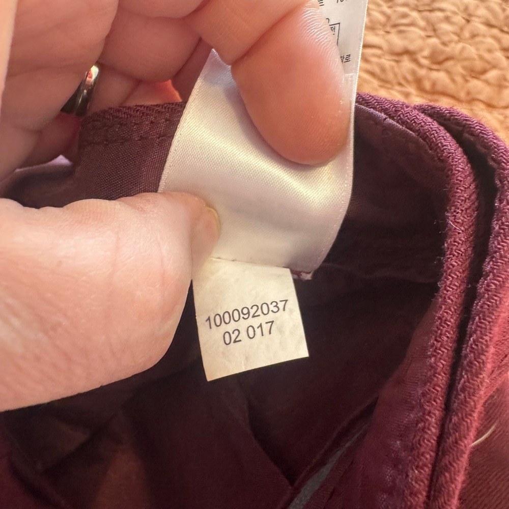 Brooks Brothers Womens Purple Wool Blend A-Line Mini Skirt with Logo Buttons - Picture 10 of 12